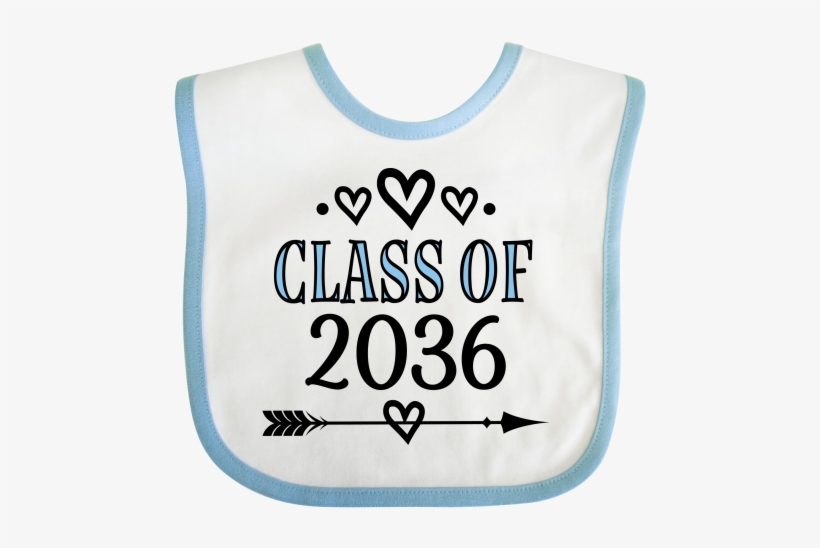 2036 School Graduating Class Year Baby Bib With Tribal - Calligraphy, transparent png download
