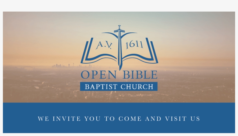 Open Bible Baptist Church - Poster, transparent png download