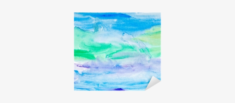 Color Strokes Watercolor Painting Art Sticker • Pixers® - Watercolor Painting, transparent png download