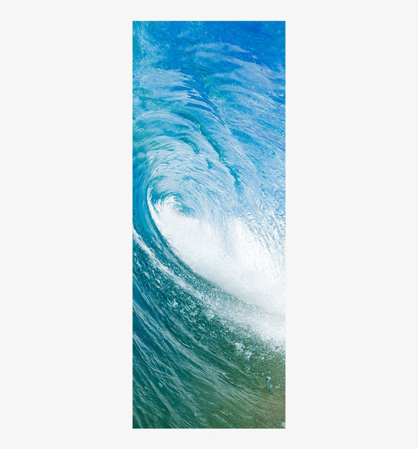 Blue Ocean Wave Door Mural Tropical & Beach Eazywallz - Cengage Learning Pro Tools 10 Power!: The Comprehensive, transparent png download