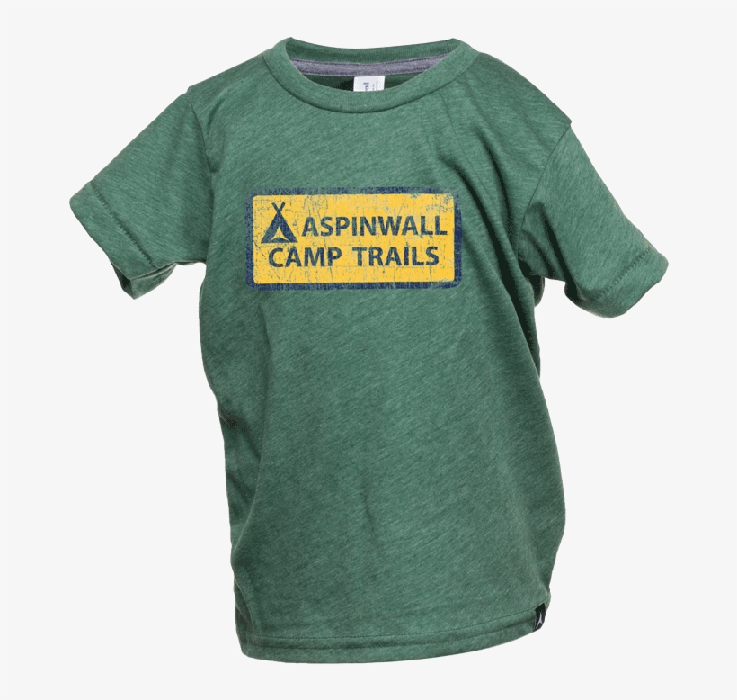 Aspinwall Camp Trails Kids T Shirt Pine 3 - Active Shirt, transparent png download