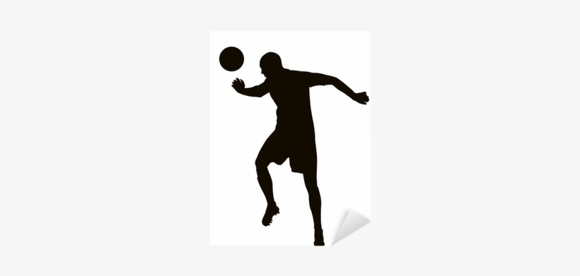 Soccer Player Detailed Vector Silhouette - Vector Graphics, transparent png download