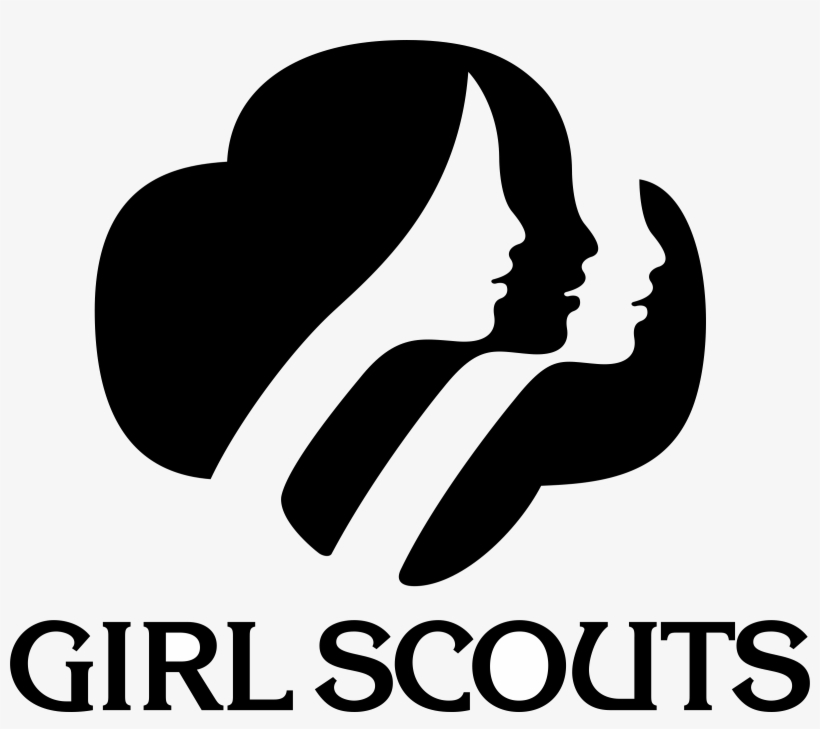 Girl Scouts Logo Png Transparent - Positive And Negative Space Logos, transparent png download