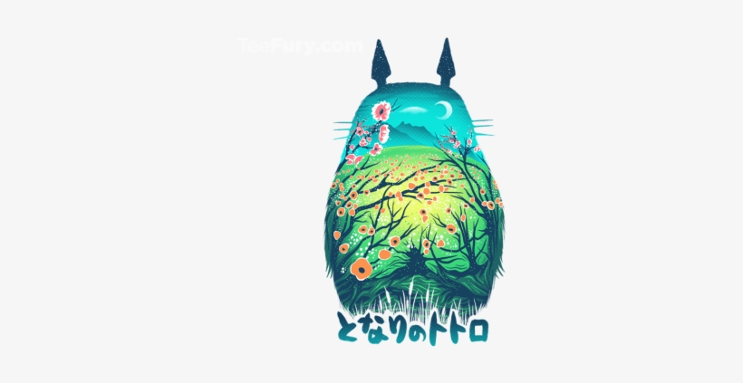 Anime, Art, And Asian Image - Totoro Design, transparent png download