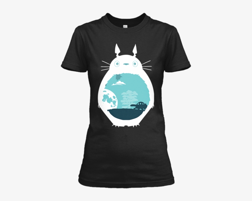 Dreaming Totoro - Silhoutete Totoro Tablet - Ipad Air 1 (horizontal), transparent png download