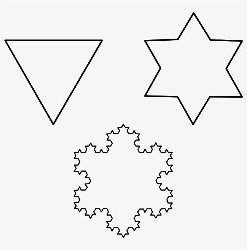 Que Bonito Pero No Es El Único “modelo” En El Ámbito - Koch Curve In Computer Graphics, transparent png download
