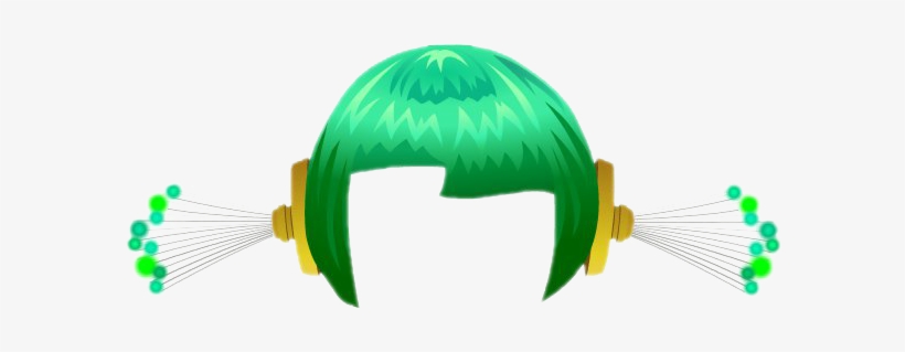 Space Futuristic Led Hair Green - Futuristic Hair Png, transparent png download