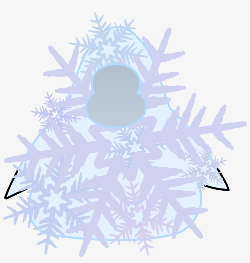 Disfraz De Copo De Nieve - Illustration, transparent png download
