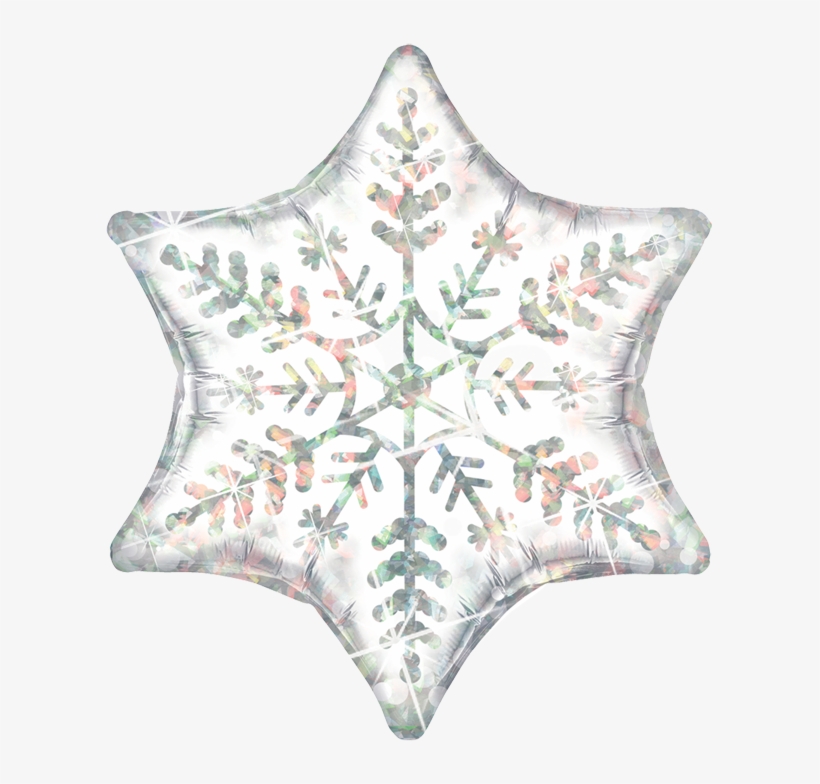 Globo Copo De Nieve Deslumbrante 22″ Cod - Winter Snowflake Large Foil Balloon (36") 1pc, transparent png download