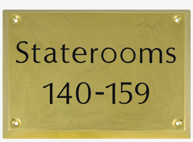 Square Plaque 8″ X 5 3/4″ - Room Number, transparent png download