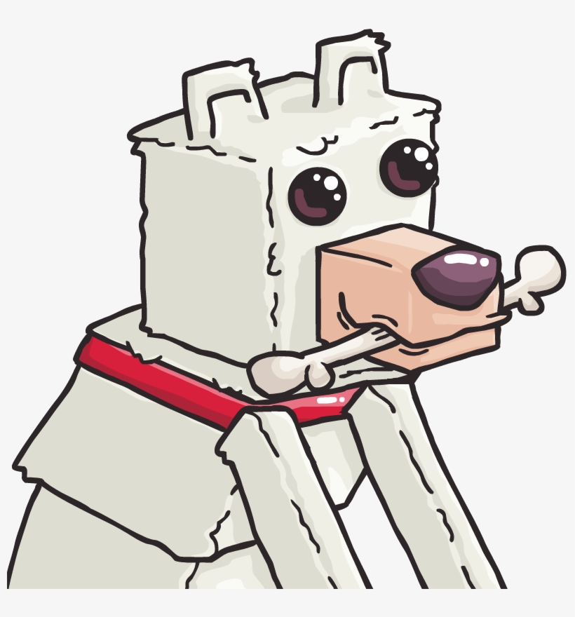 Wolf Cartoon Picture - Minecraft Wolf Clipart, transparent png download