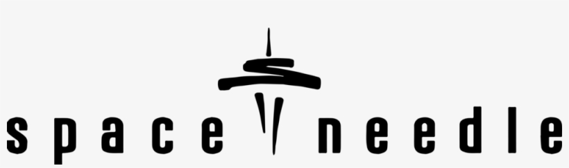 Space Needle Logo Blk - Space Needle, transparent png download