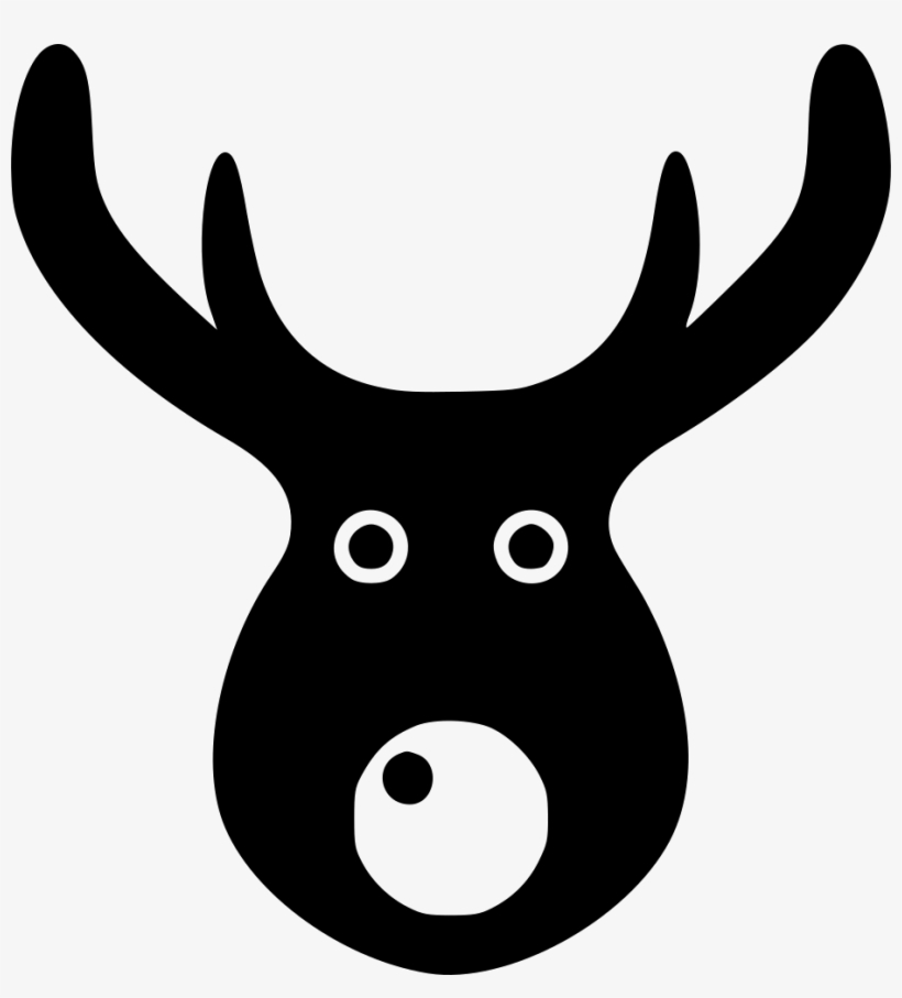 Christmas Deer Reindeer Winter Comments - Cartoon, transparent png download