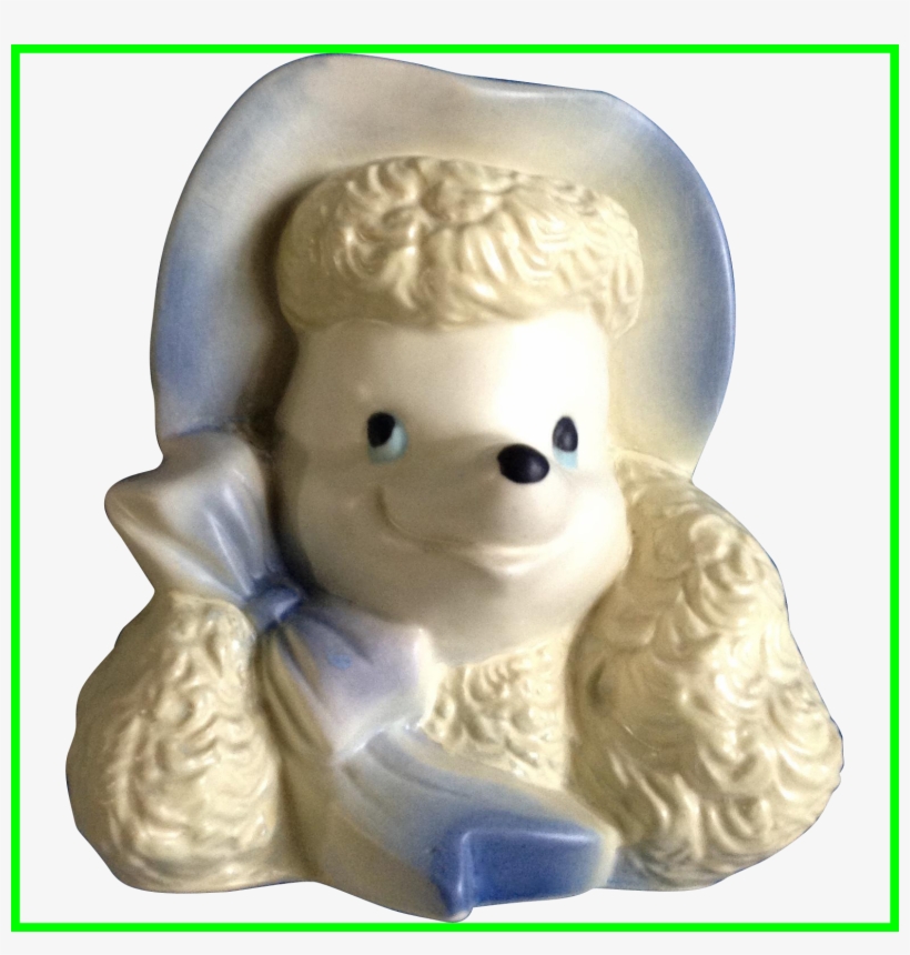 Unbelievable Vintage Hull Lady Yellow Poodle Dog Head, transparent png download