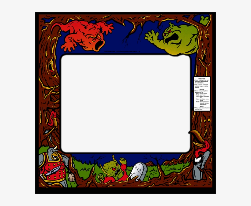 Ghosts N Goblins Bezel - Ghosts 'n Goblins, transparent png download