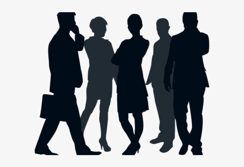Silhouettes Clipart Team Person - Silhouette, transparent png download