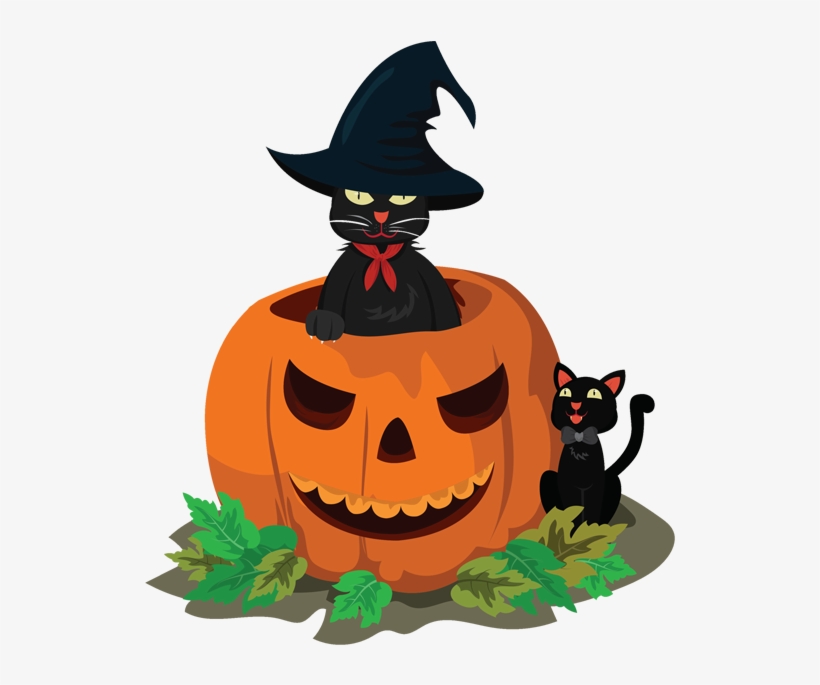 Strayfm Hallow Trick Or Treat - Pumpkin Easy Cat, transparent png download