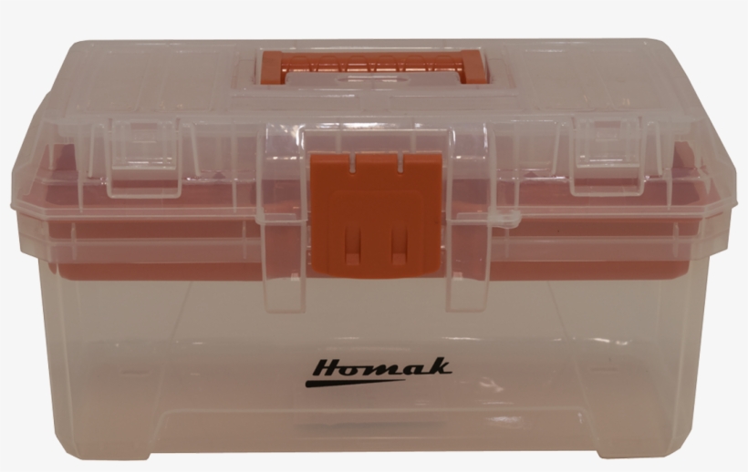 16″ Transparent Hand Carry Toolbox - Box, transparent png download