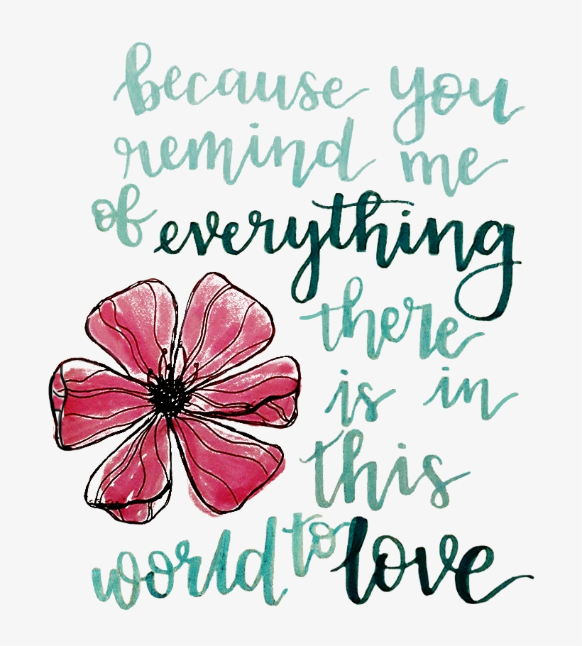 I Decided To Post Each To Redbubble - Floral Design, transparent png download