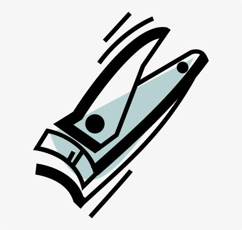 Vector Illustration Of Nail Clippers Trim Fingernails PNG Image