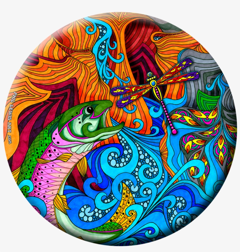 River Dance Ultimate Frisbee - Phil Lewis Art, transparent png download