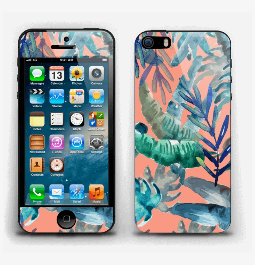 Tropical Nature Skin Iphone 5s - Iphone 4, transparent png download