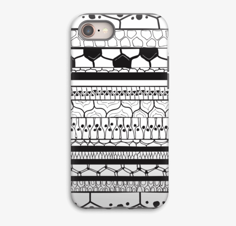 Black Stripes Case Iphone 8 Tough - Mobile Phone Case, transparent png download