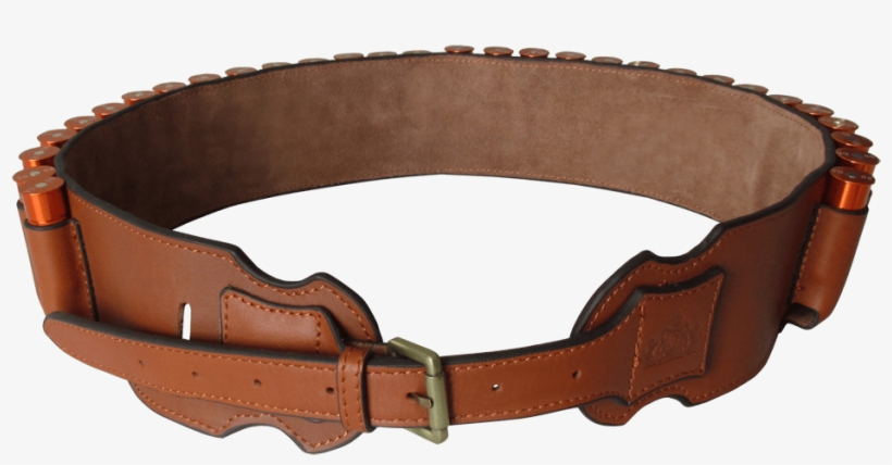 Leather Shotgun Belt Ammo Holder - Strap, transparent png download