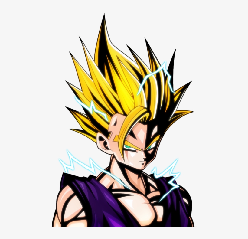 Anime Artwork Fighting Gif, Comic Conventions, Dragon - Super Saiyan Gohan Phone Case, transparent png download