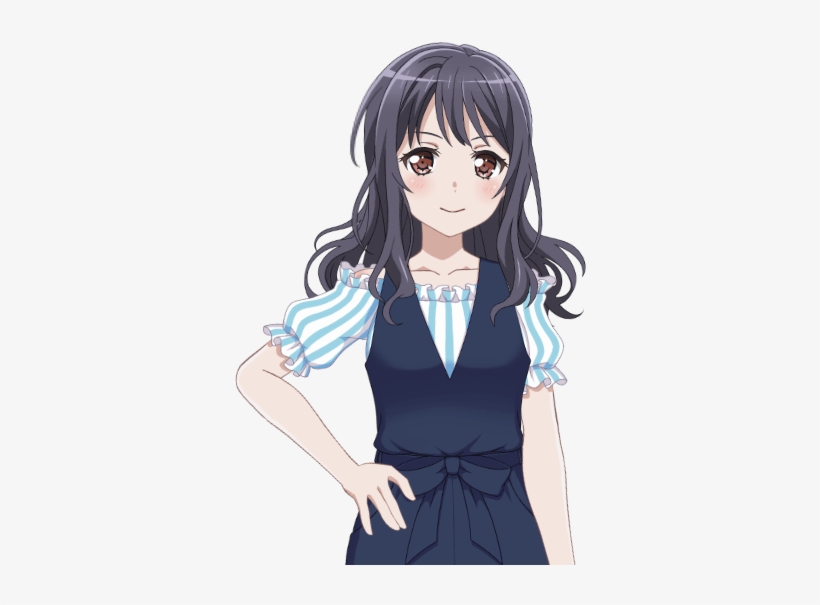Yuri Ushigome - Casual - Costume - Bandori Party - - Cartoon, transparent png download