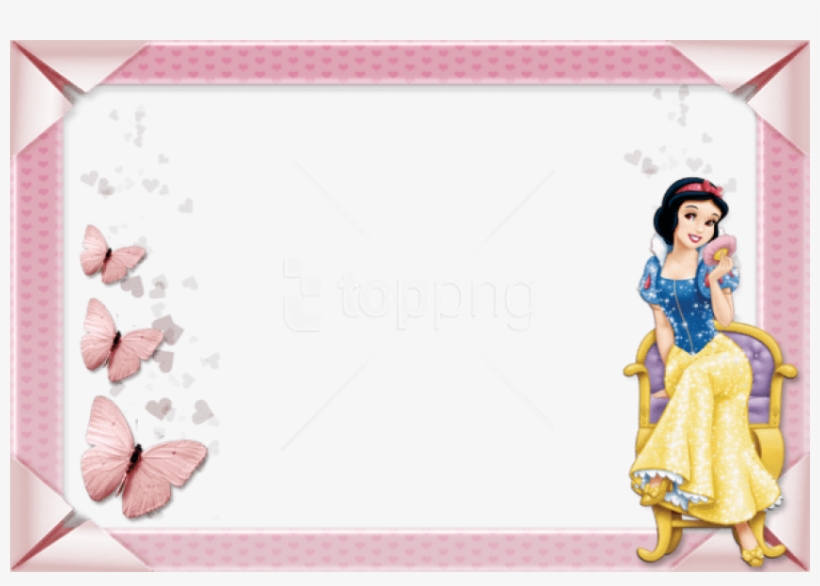Free Png Princess Snow White Kids Transparent Frame - Princess Girl Frame Png, transparent png download