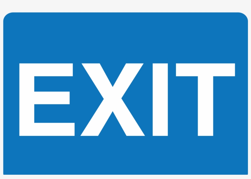 High Resolution Png Images - Exit, transparent png download
