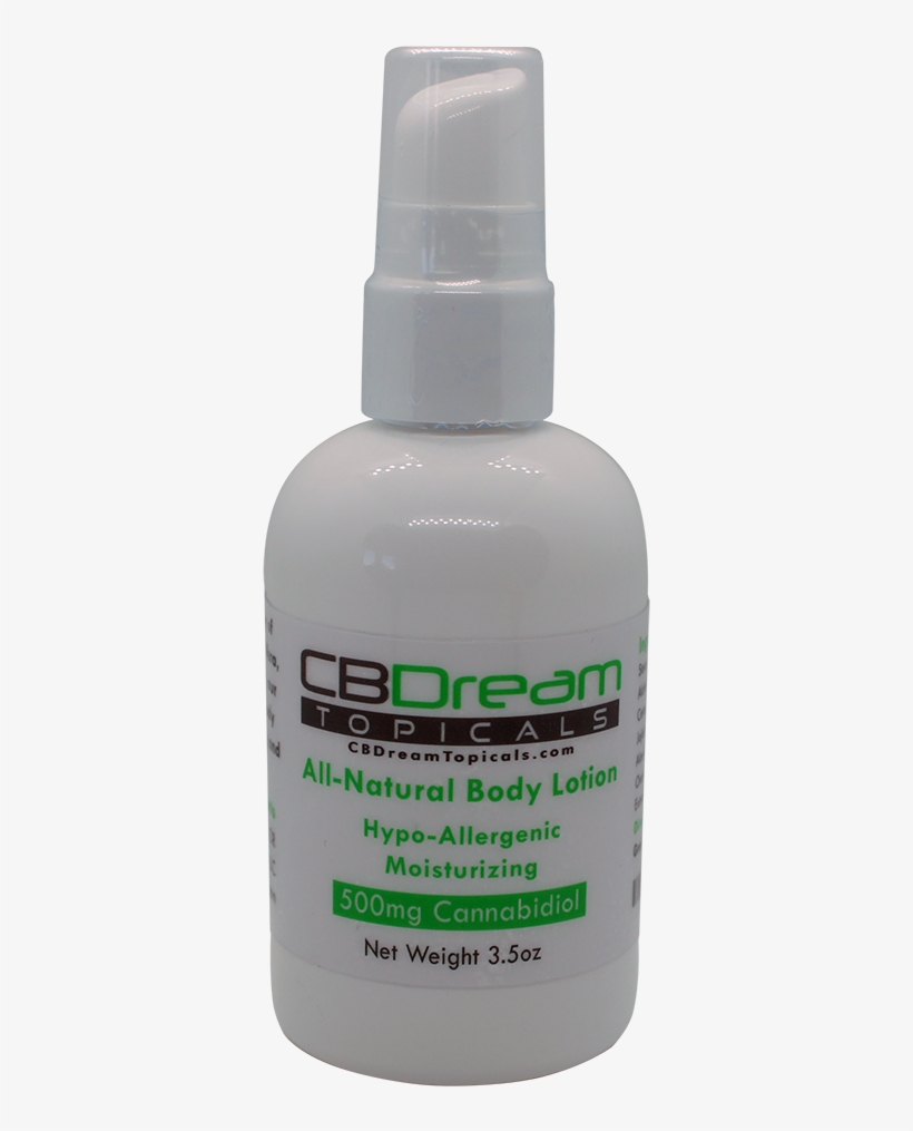 Cbdream Topicals Body Lotion - Cosmetics, transparent png download