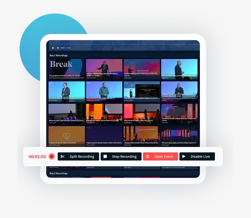 Record Your Live Stream For Archive And Playback - Flat Panel Display, transparent png download