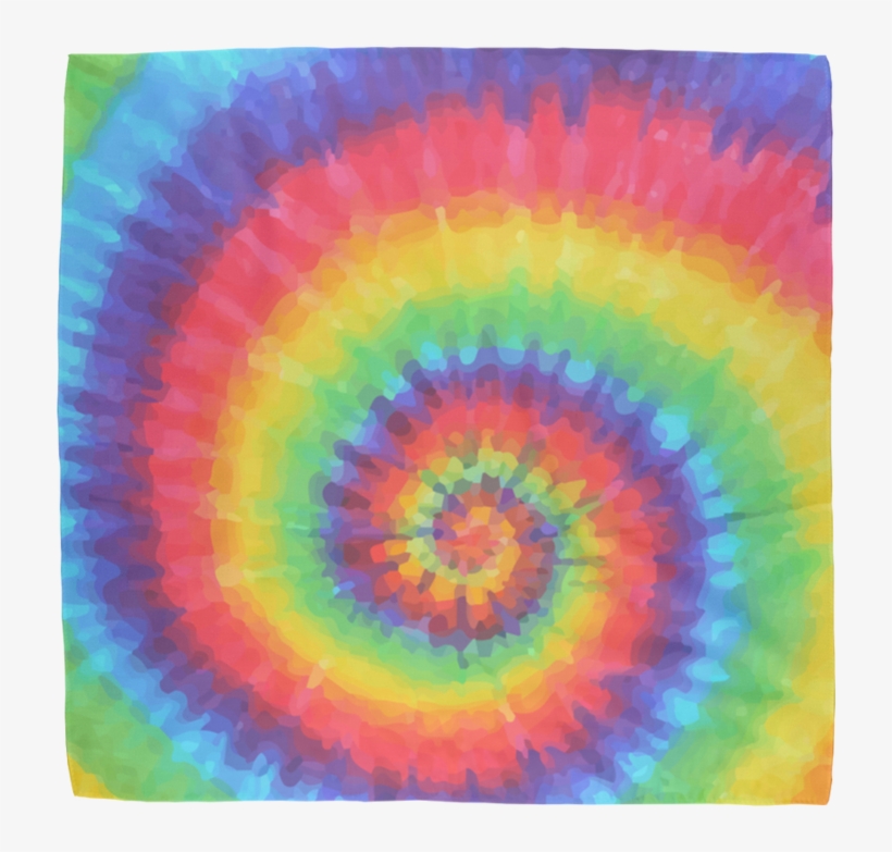 Tie Dye Sublimation Bandana - Circle, transparent png download