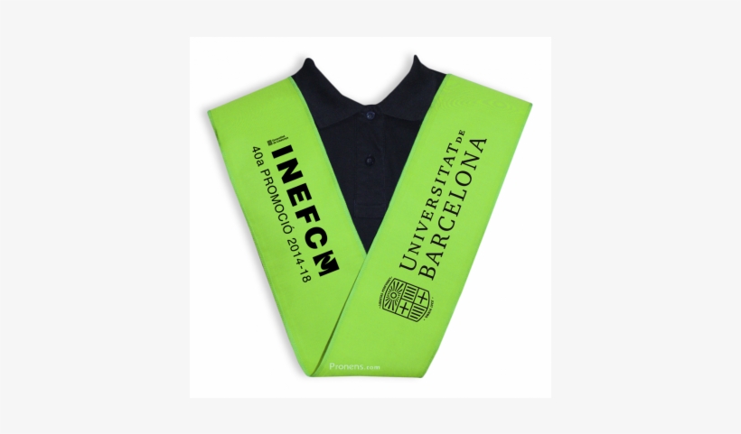 Banda Graduación Universidad Color Lima - Institut Nacional D'educació Física De Catalunya, transparent png download