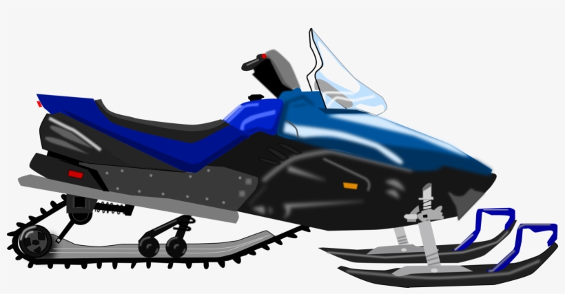 Snowmobile Motor Vehicle Ski-doo Sticker Motorcycle - Snowmobile Clip Art, transparent png download