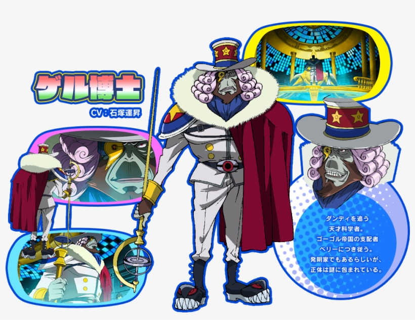 Main Character&mecha - スペース ダンディ ゲル 博士, transparent png download