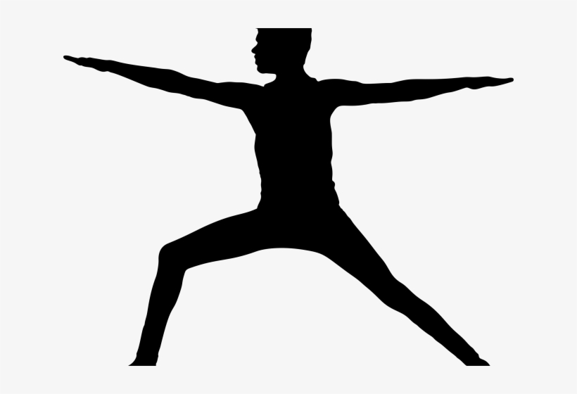 Yoga Clipart Silhouette - Yoga Person Silhouette Png, transparent png download
