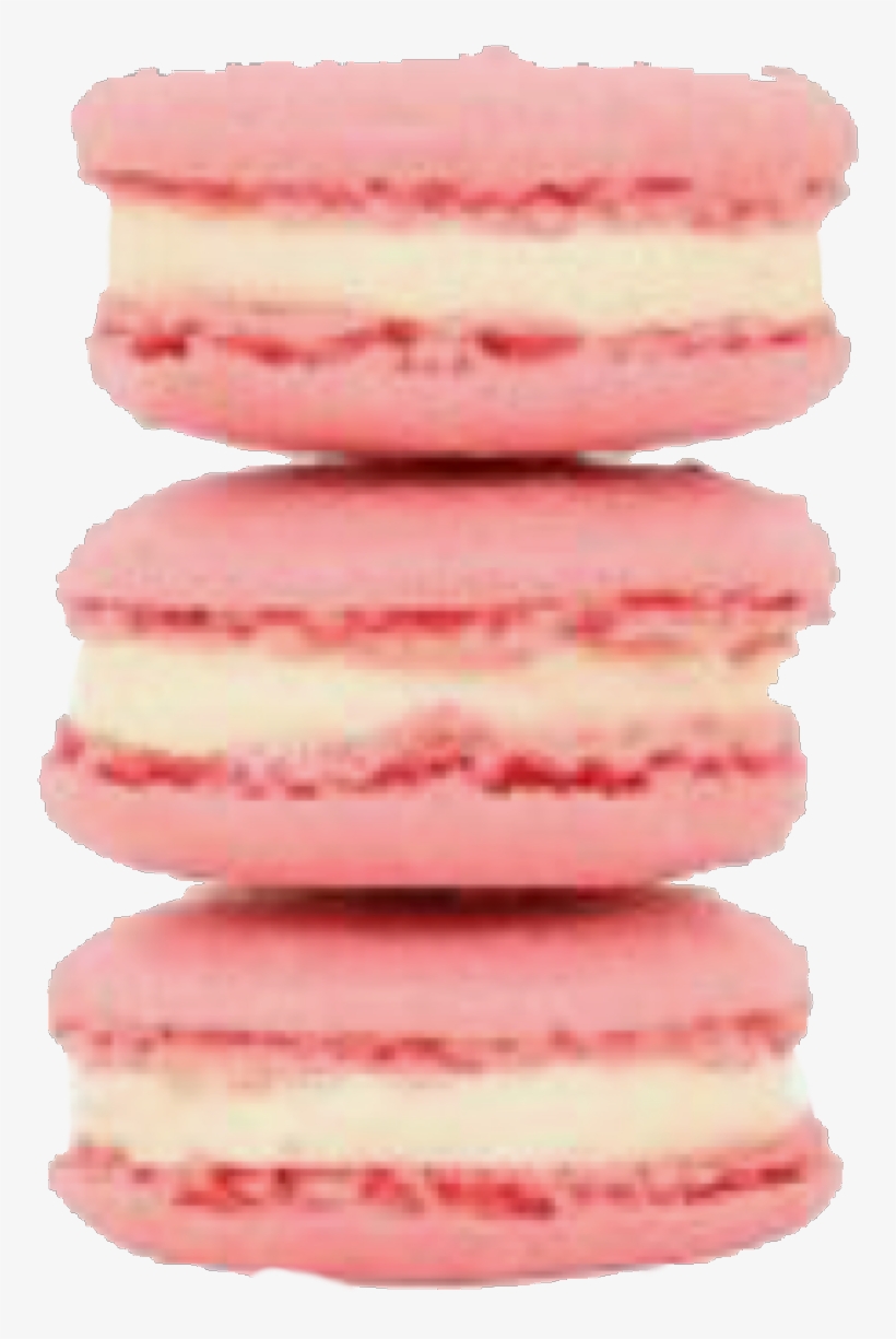 #pink #cute #macaroon #sweets #nice #sweet #niche #polyvore - Sandwich Cookies, transparent png download