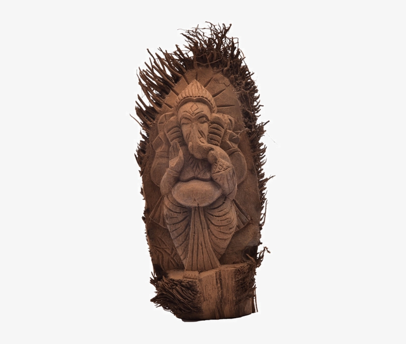Lord Ganesh Bamboo Root Showpiece - Bamboo Ganesh, transparent png download