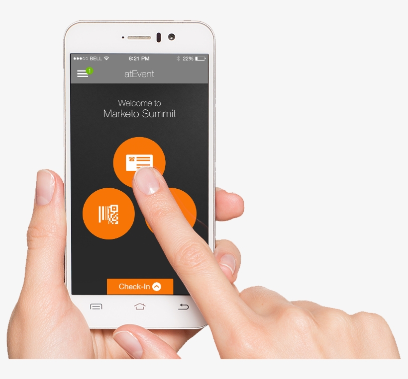 Mobile Phone Atevent App - Iphone, transparent png download