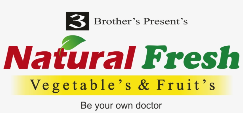3 Brother's "natural Fresh" Is A First Online Vegetables - Graphic Design, transparent png download