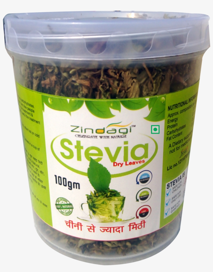 Zindagi Stevia Dry Leaf 100% Natural Sugar Free Leaves - Seed, transparent png download
