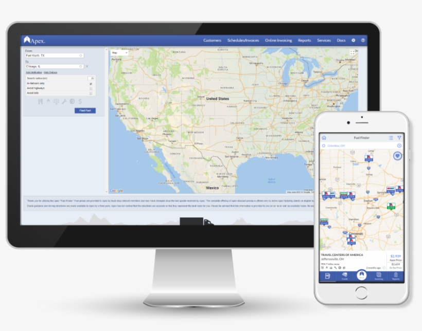 Apex Fuel Finder - Led-backlit Lcd Display, transparent png download