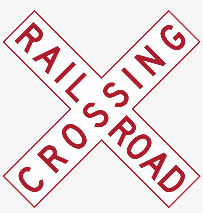 Mutcd R15-1 - Railroad Crossing Sign, transparent png download