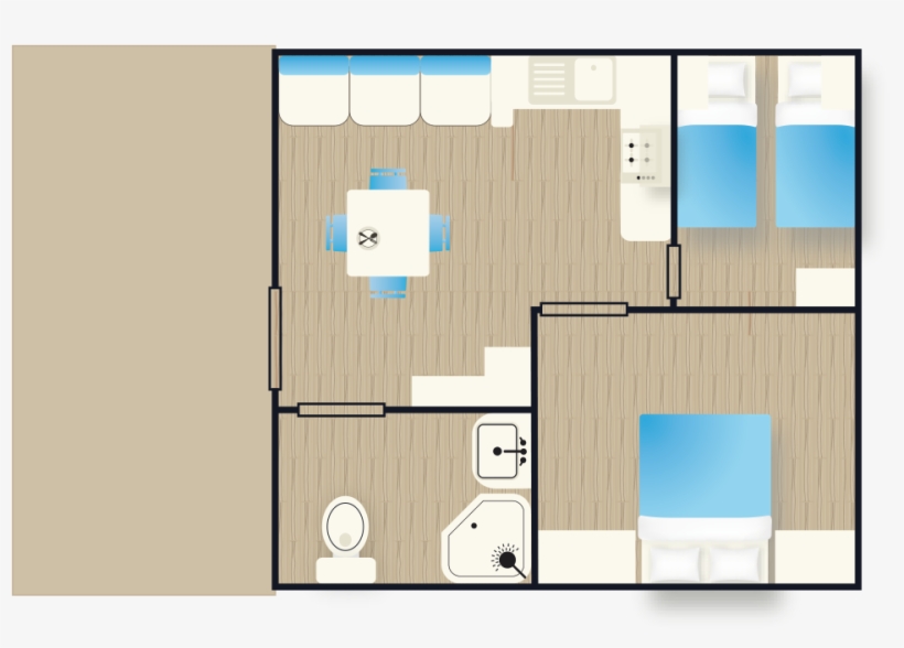 Plan Plan Locatif - Floor Plan, transparent png download