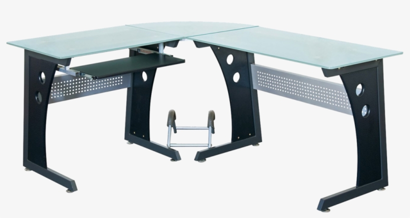 Okay So It's Glass, And I Hate Glass, But Techi Mobili - 55 X 30 Desk, transparent png download