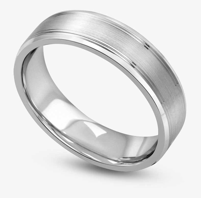 Standard View Of Wbfz21 In White Metal - Titanium Ring, transparent png download