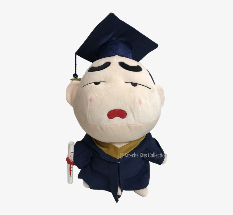 Shinchan Hkust / 小新科大畢業公仔 - Stuffed Toy, transparent png download
